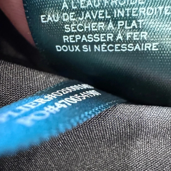 NEW! Lauren Ralph Lauren Women's Black Stretch Biker Moto Jacket Size 12 - Picture 11 of 12